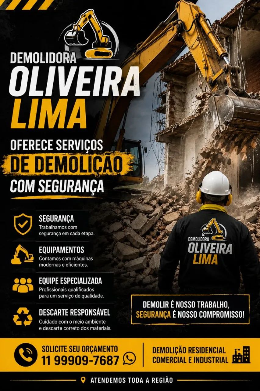 Terraplanagem e Demolição 