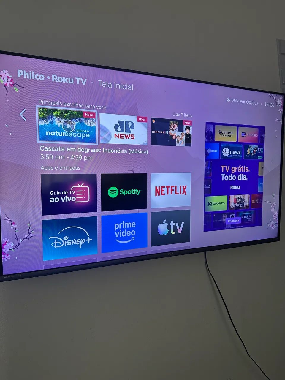 Smart 50 4K Philco Roku 1350$