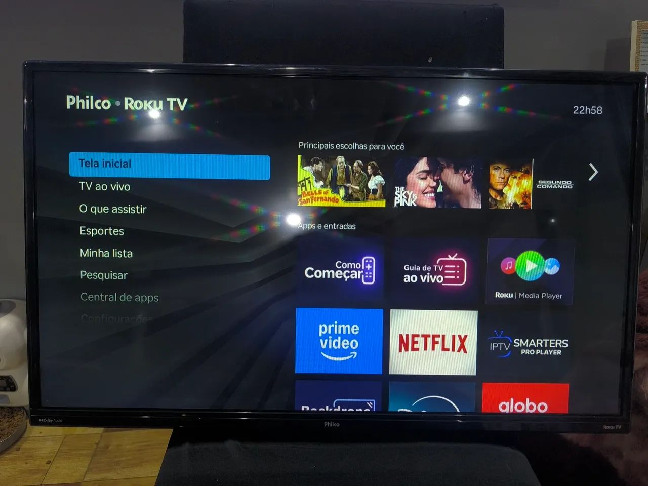 TV Philco 32 polegadas smart Roku  - Foto 2
