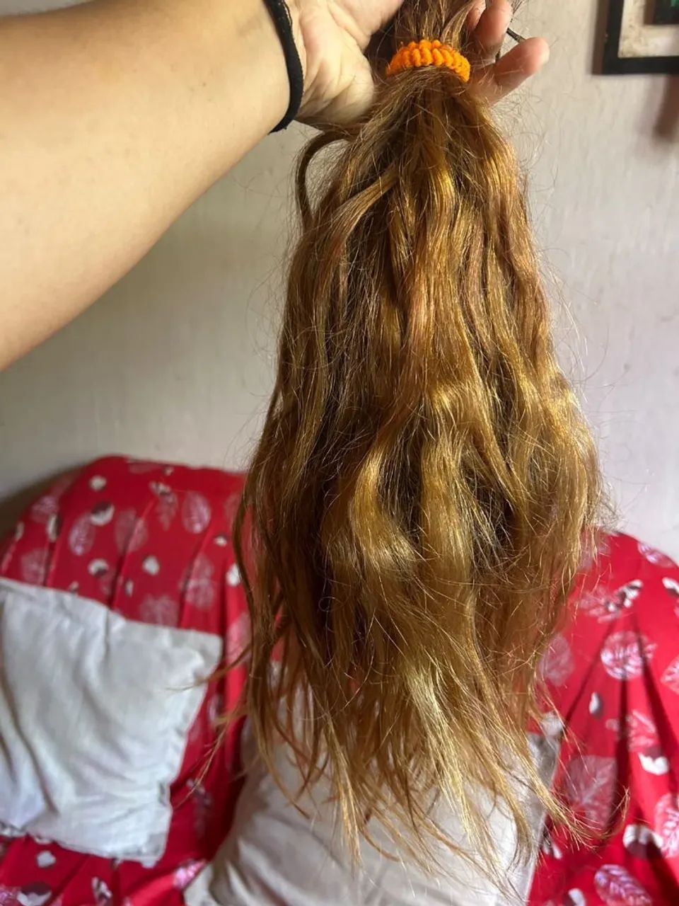 Mega Hair loiro natural 