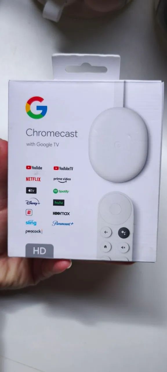 Chromecast Google TV HD Full HD 8GB - excelente estado
