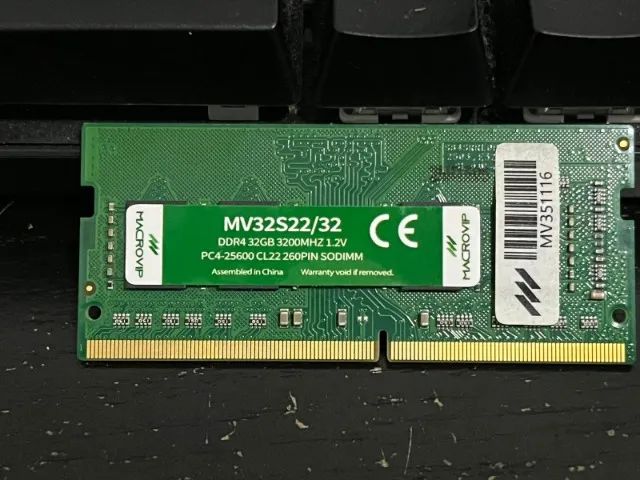 MEMORIA RAM NOTEBOOK 32GB 3200MHZ