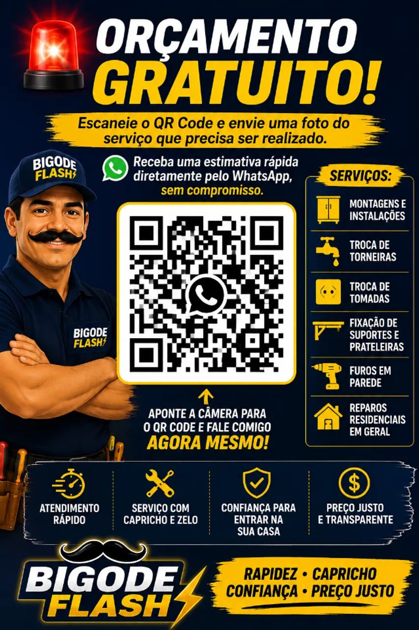 BIGODE FLASH | Marido de Aluguel | Reparos, Instalações e Montagens - Foto 3