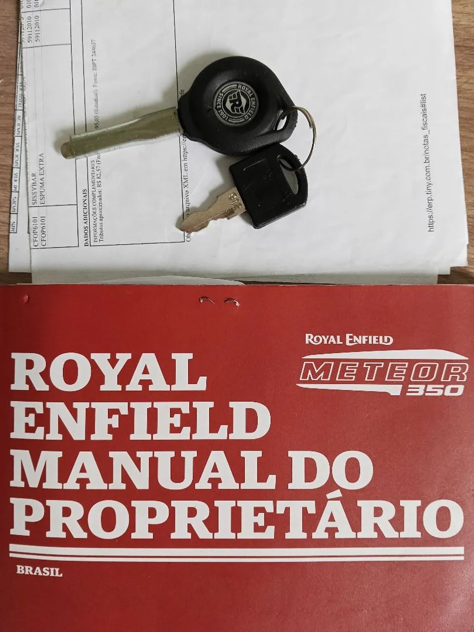 Meteor 350 com NF chave reserva e Manual  - Foto 2