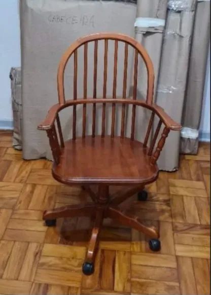 Mesa e Cadeira Imponente Madeira Maciça  - Foto 2