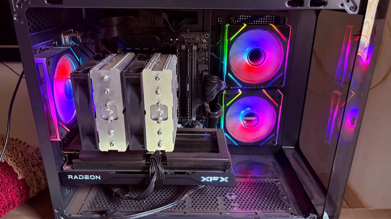 Pc gamer high end pra jogos e multitarefas + acessórios 