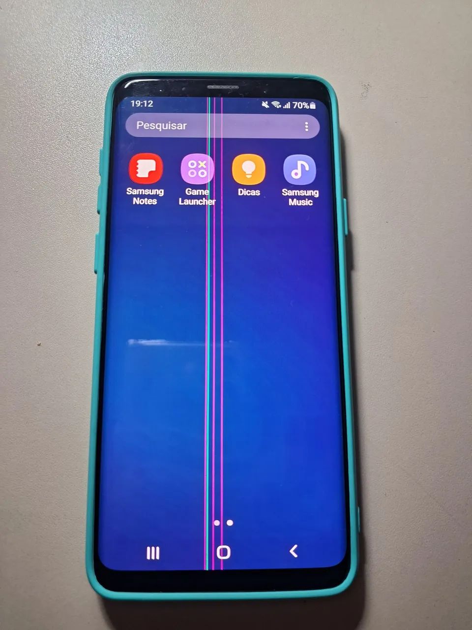 Vendo Samsung S9 Plus 128GB, Com Listras Na Tela  - Foto 3