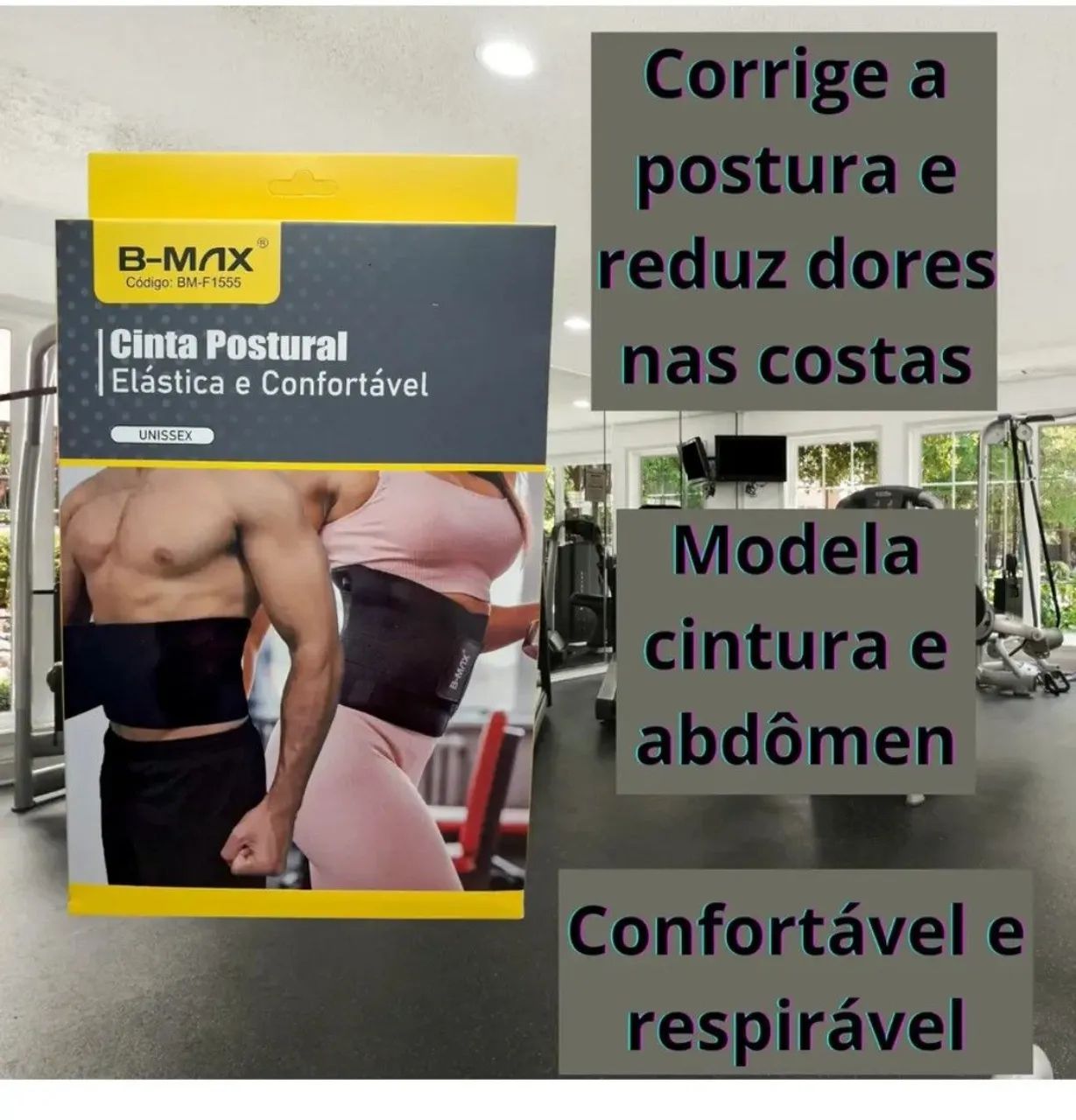 CINTA MODELADORA POSTURAL B-MAX BM-F1555 - Foto 2