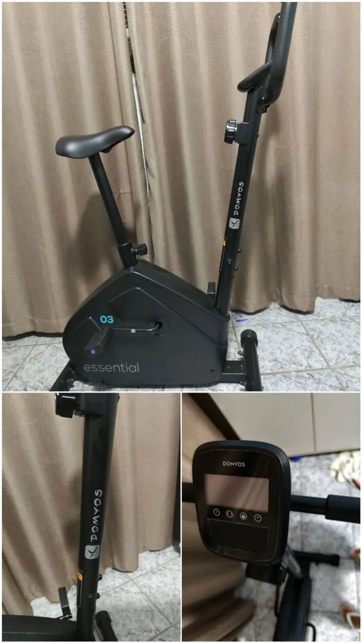 Bicicleta Ergométrica Domyos Essential 03 (Decathlon) 