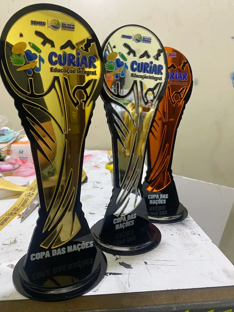 Troféu e medalha  - Foto 2