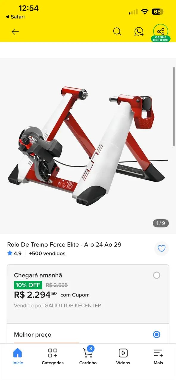 Rolo de treino  - Foto 3