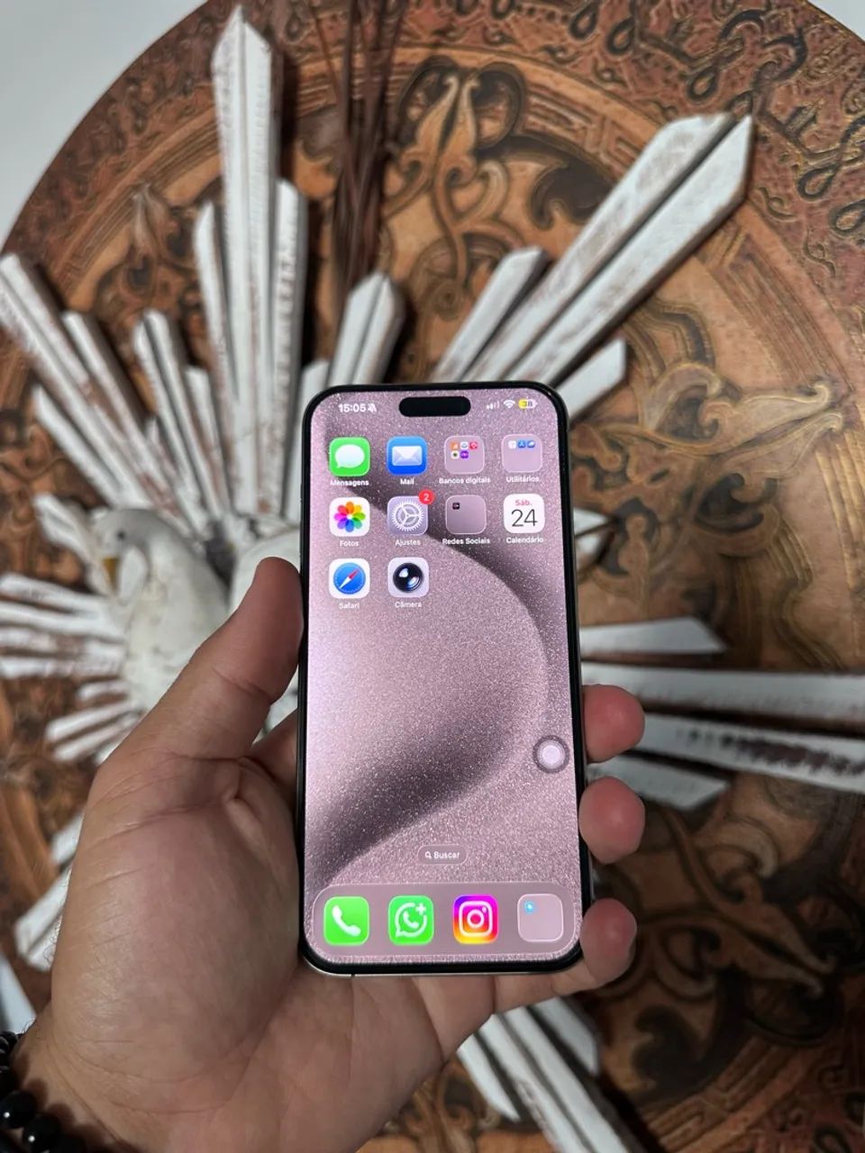 IPHONE 15 PRO MAX 256 GB PRATA - Foto 4
