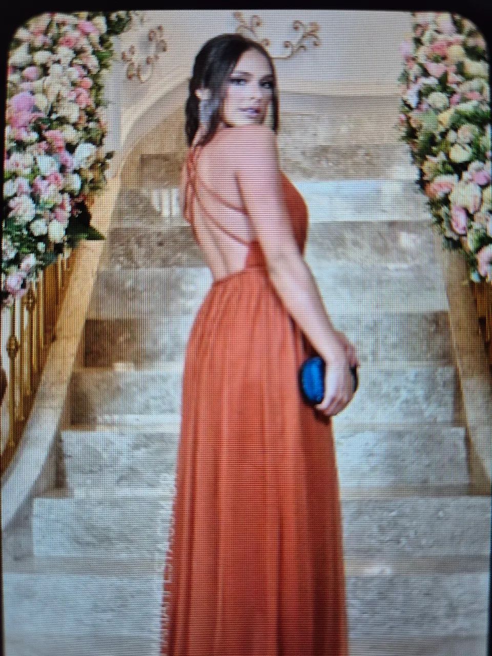 Vestido de festa em tule rosê - Foto 3