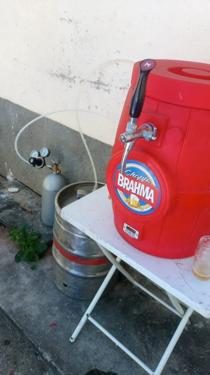 Locação chopp Brahma com chopeira 