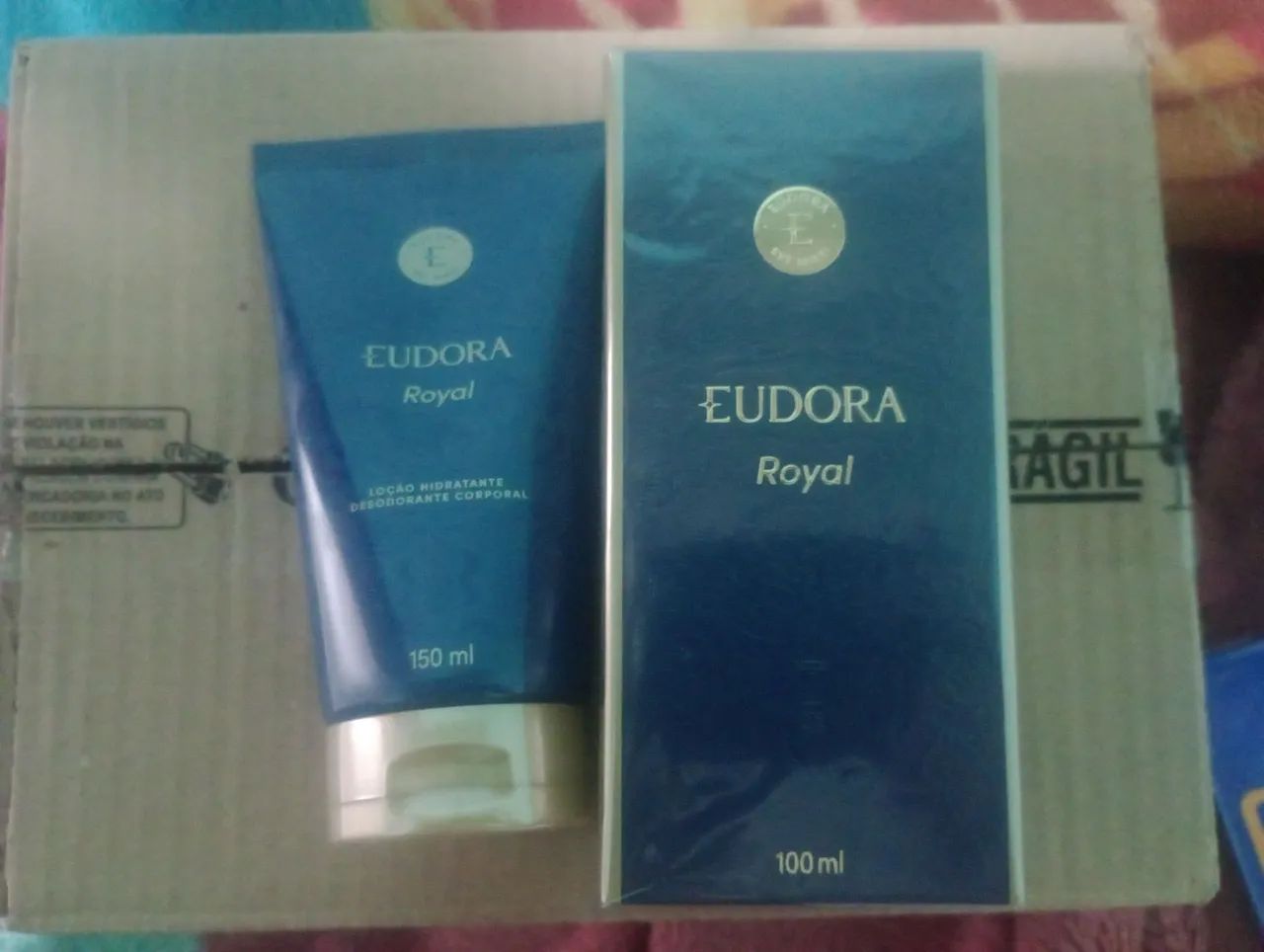Kit Eudora Royal Masculino 100ml + Loção 150ml Lacrado