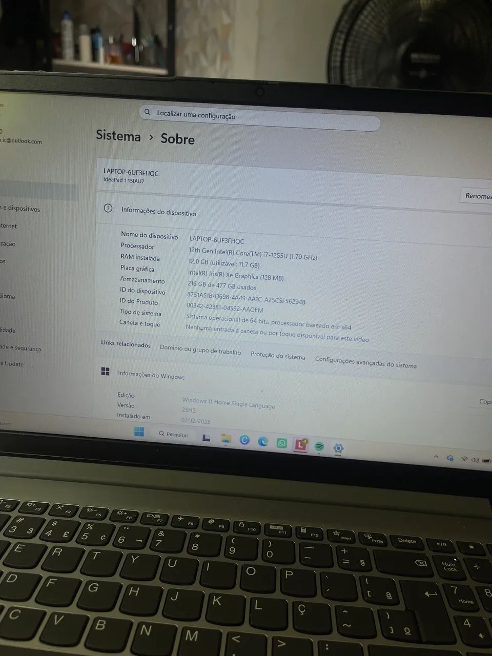 Notebook Lenovo ideapad - Foto 2