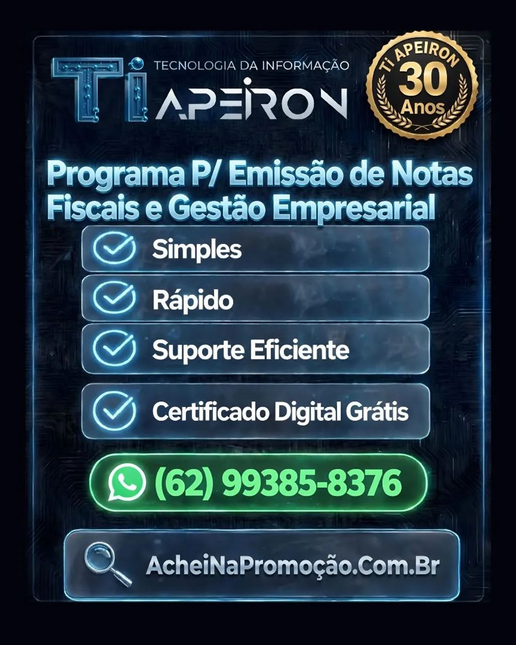 Programa Gestão Empresarial e Emissão de NF-e / NFC-e / NFS-e