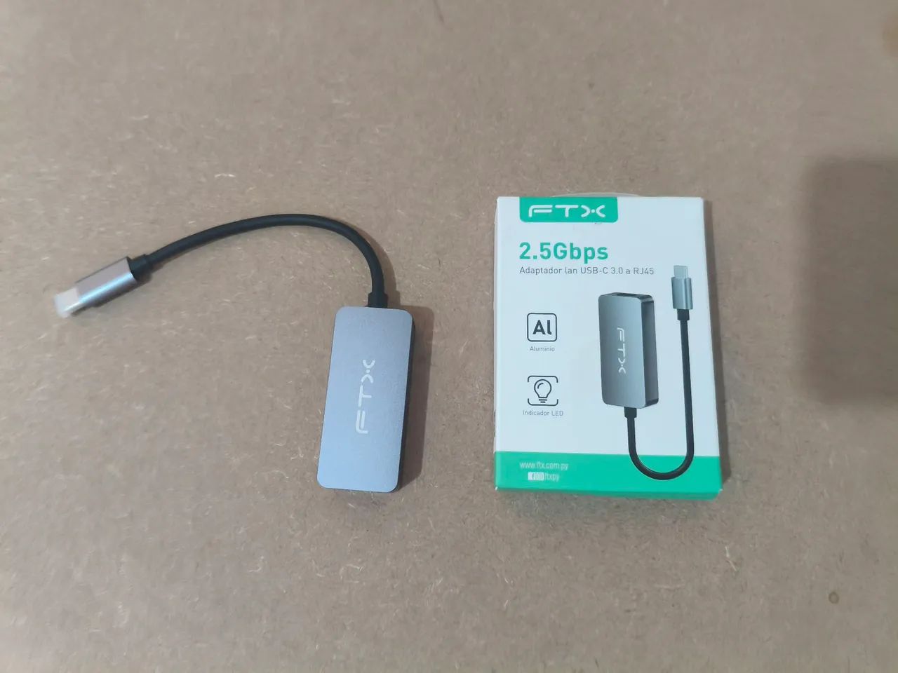 REDE 2.5G USB - Tipo C RJ45
