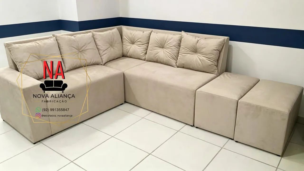 Sofá 6 lugares promoção direto da fábrica  - Foto 2