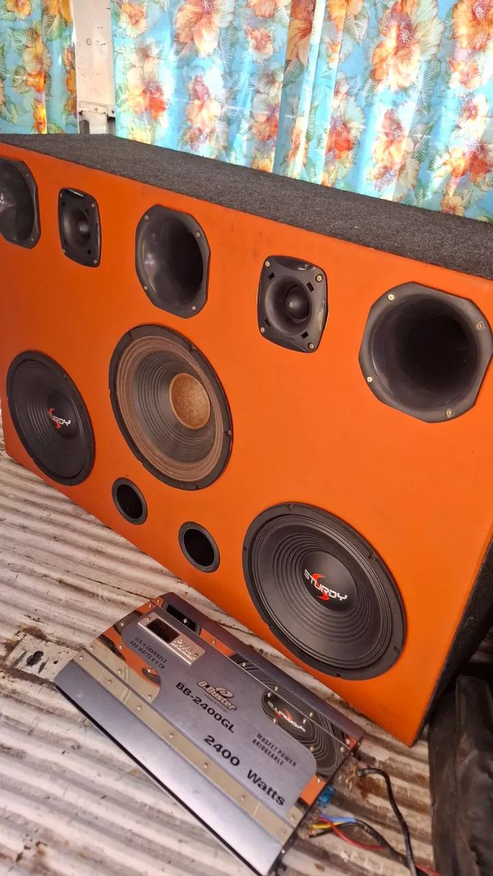 Caixa de Som + Amplificador - Foto 5