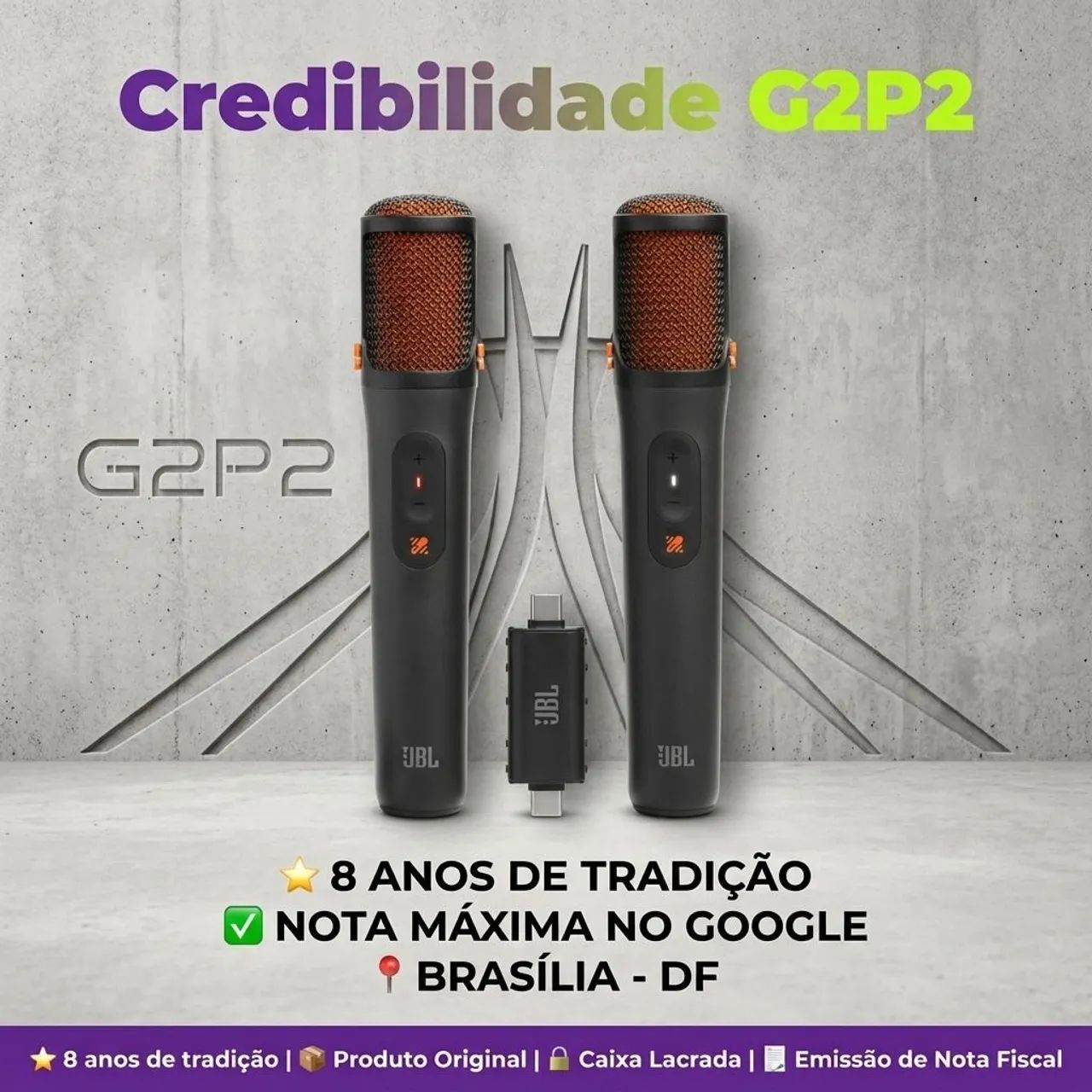 MICROFONE SEM JBL EASYSING MICS COM REMOÇÃO VOCAL IA | ORIGINAL  - Foto 4