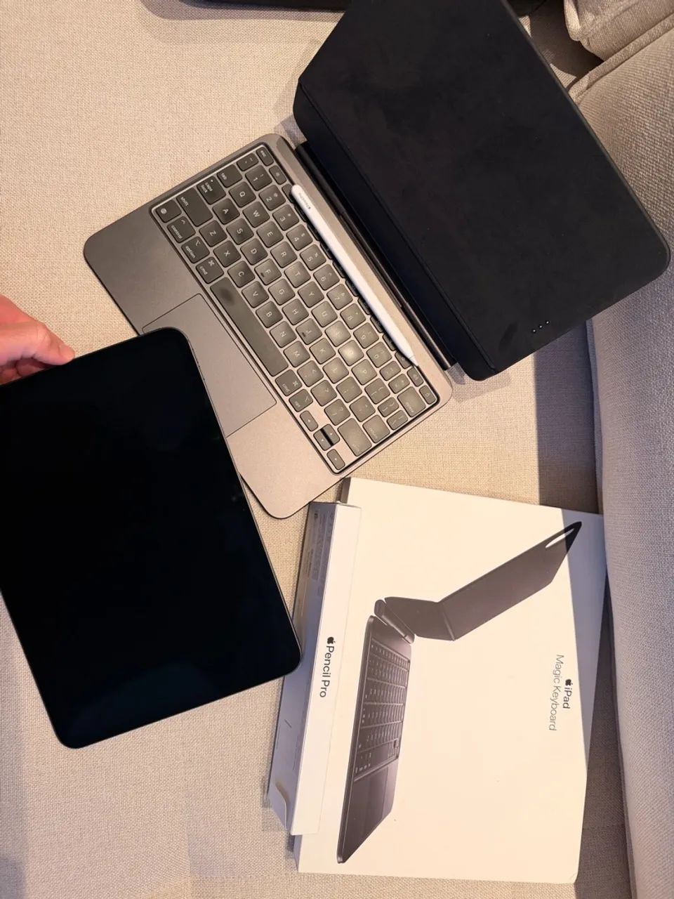 iPad Pro 11 M4 256GB + Apple Pencil Pro + Magic Keyboard | Impecável - Foto 5