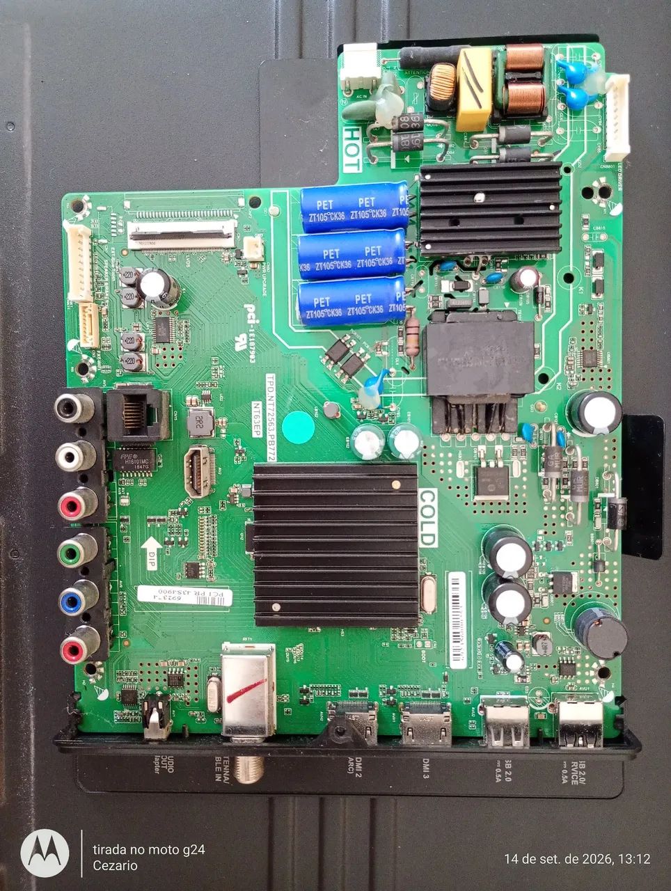 Placa tv TCL 43 polegadas 