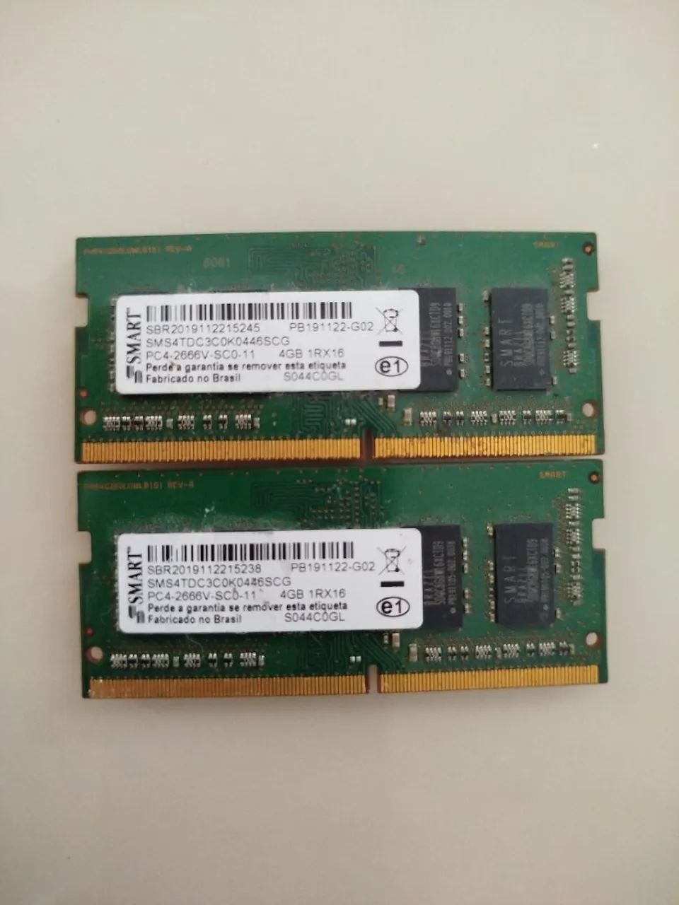 Memória RAM ddr4 notebook 