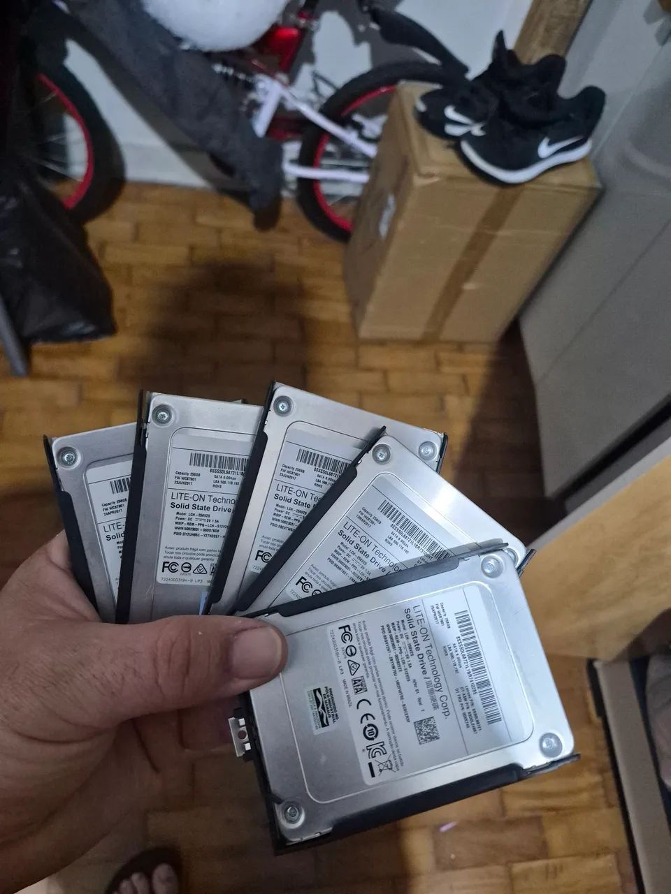 Lote de ssd 256gb cada