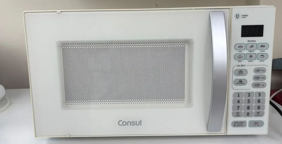 Micro-ondas Consul 20 Litros Branco 220V - Funcionando Perfeitamente