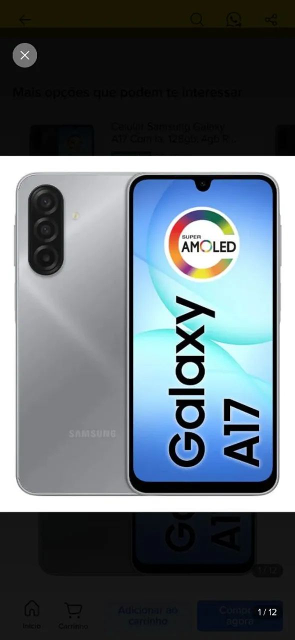Galaxy a17 estado de novo