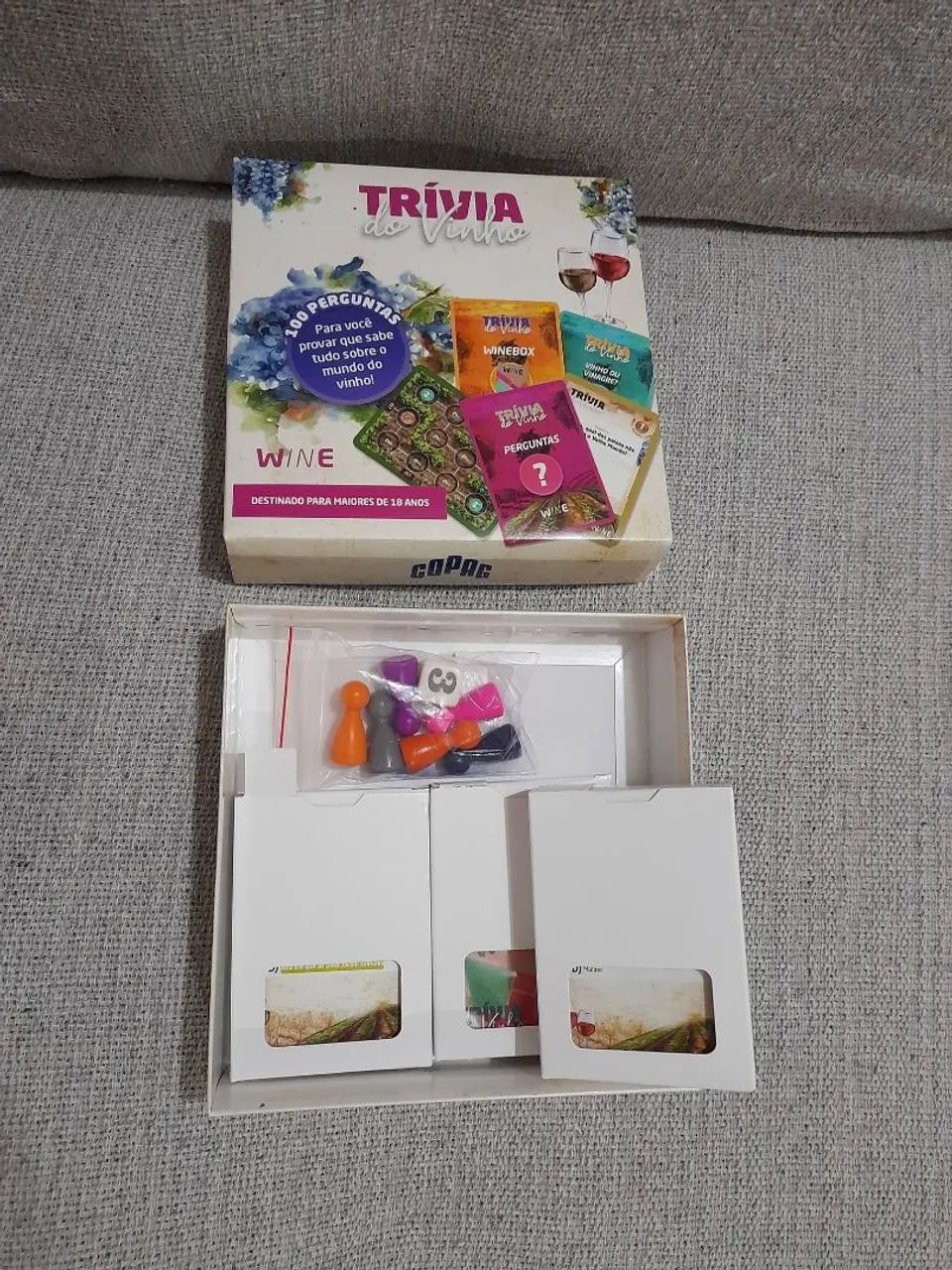 Jogo Trívia do Vinho da Wine novo - Foto 2