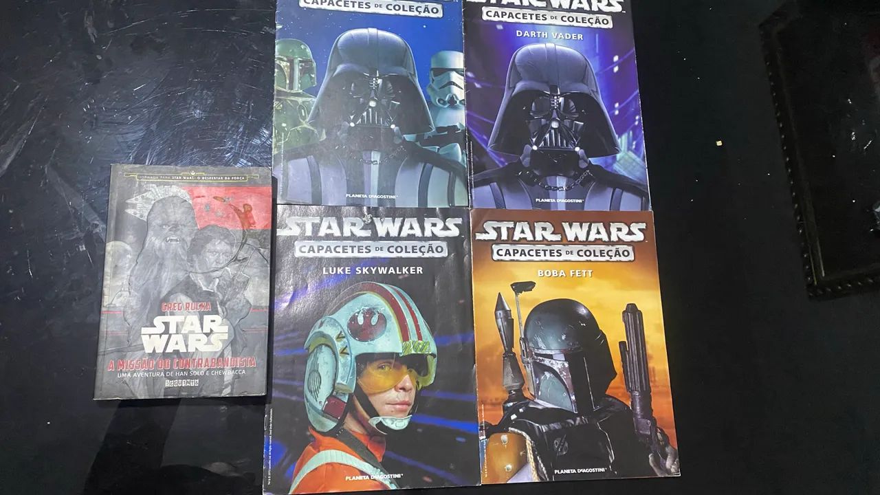 Livro e revistas star Wars 