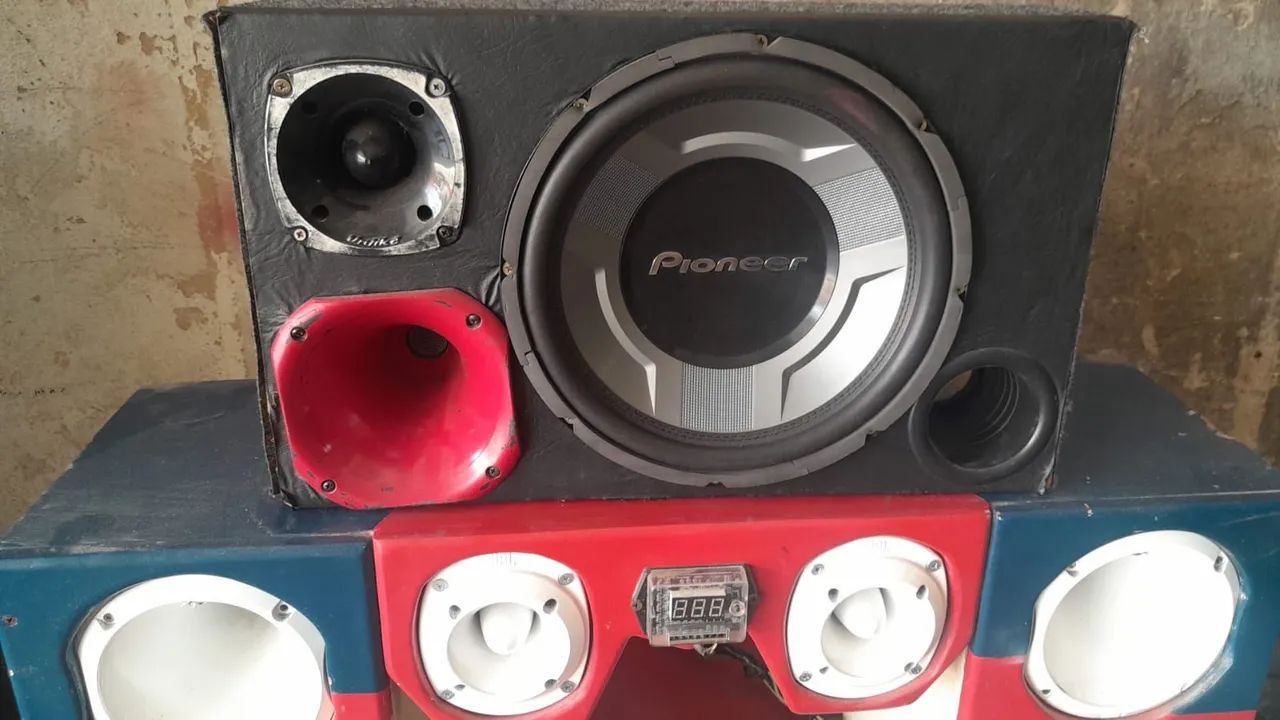 Caixa com modulo.  De 800w
