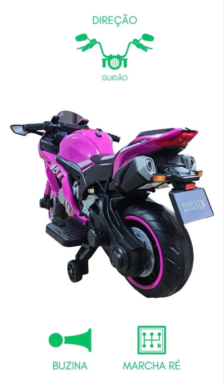 Moto elétrica infantil  - Foto 3