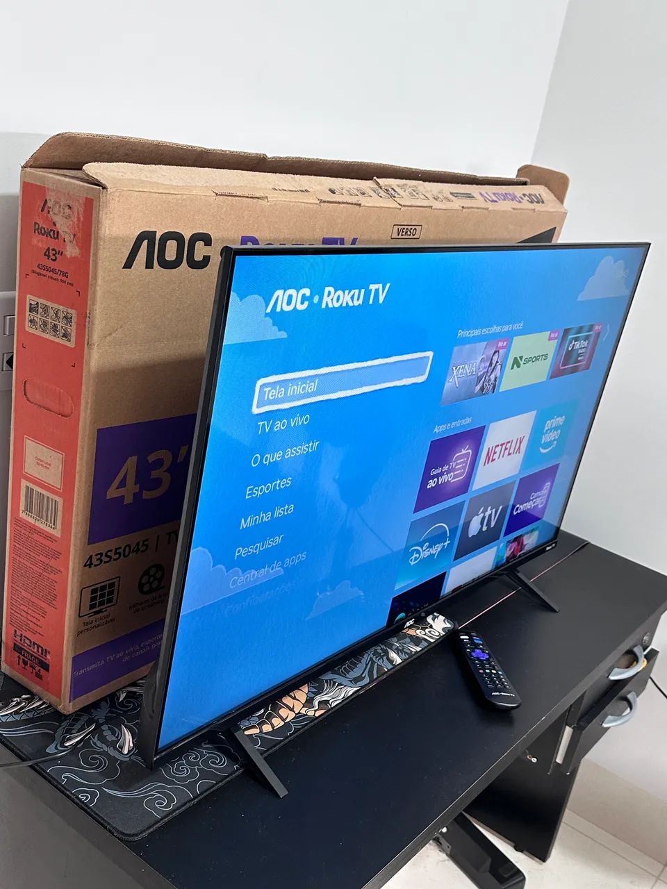 Tv smart 43 polegadas semi nova - Foto 3
