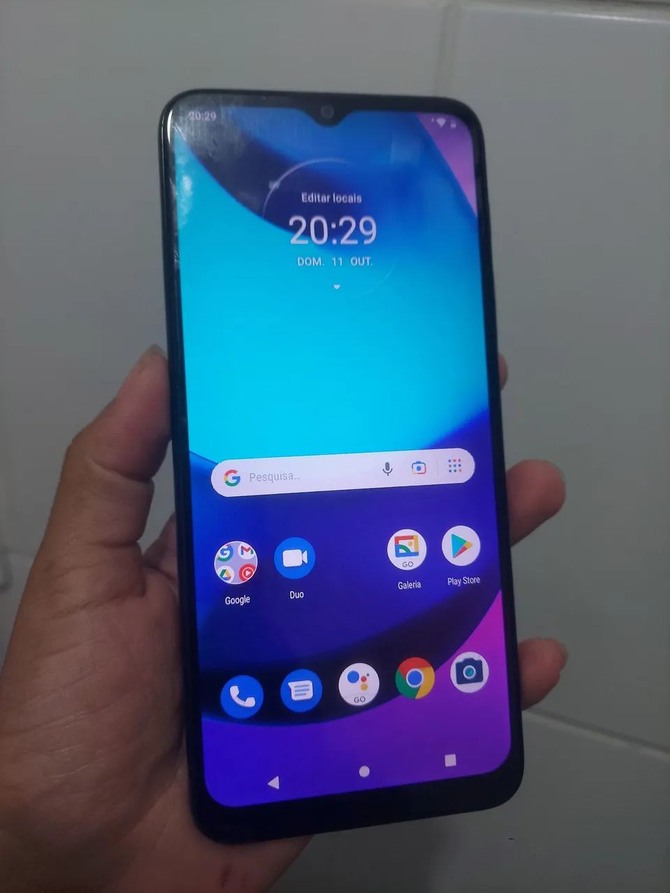 Moto E20 32GB cinza