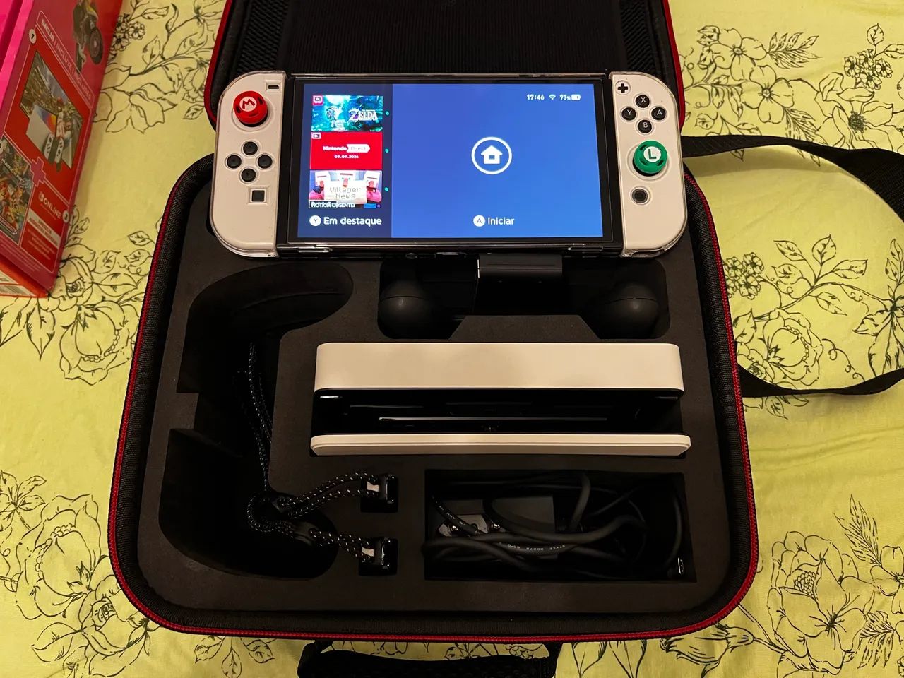 Nintendo Switch OLED 64GB + 256GB - Foto 5