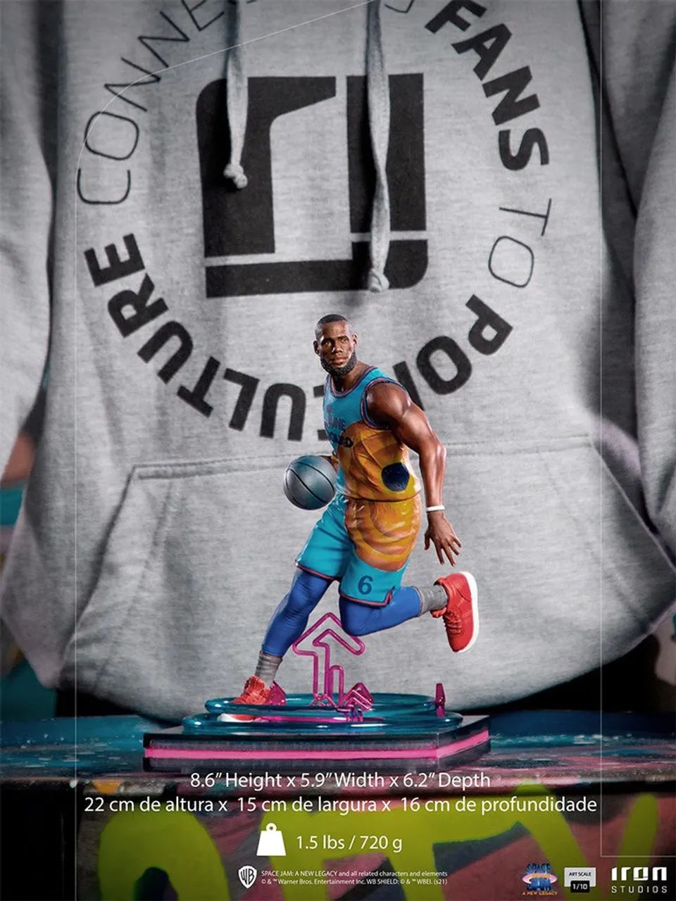 LeBron James RARO + Pernalonga Space Jam: A New Legacy - 1/10 - Iron Studios - Foto 2