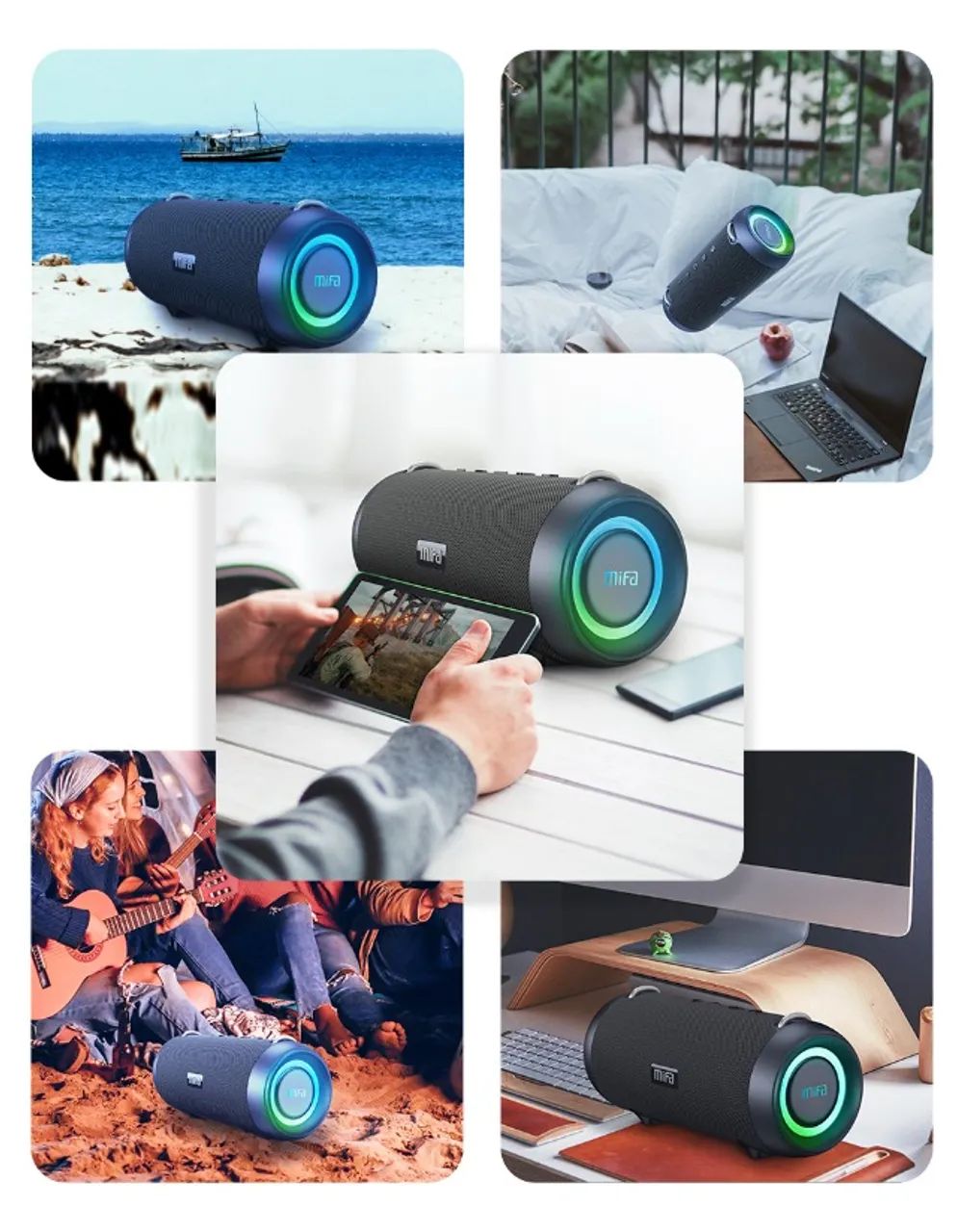 Caixa De Som Bluetooth Mifa A90 Bt5.0 - Lacrada - Foto 5