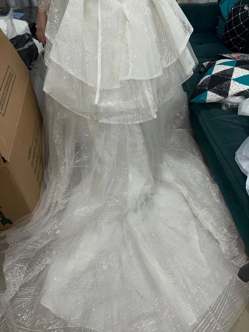 VESTIDO DE NOIVA NOVO - Foto 4