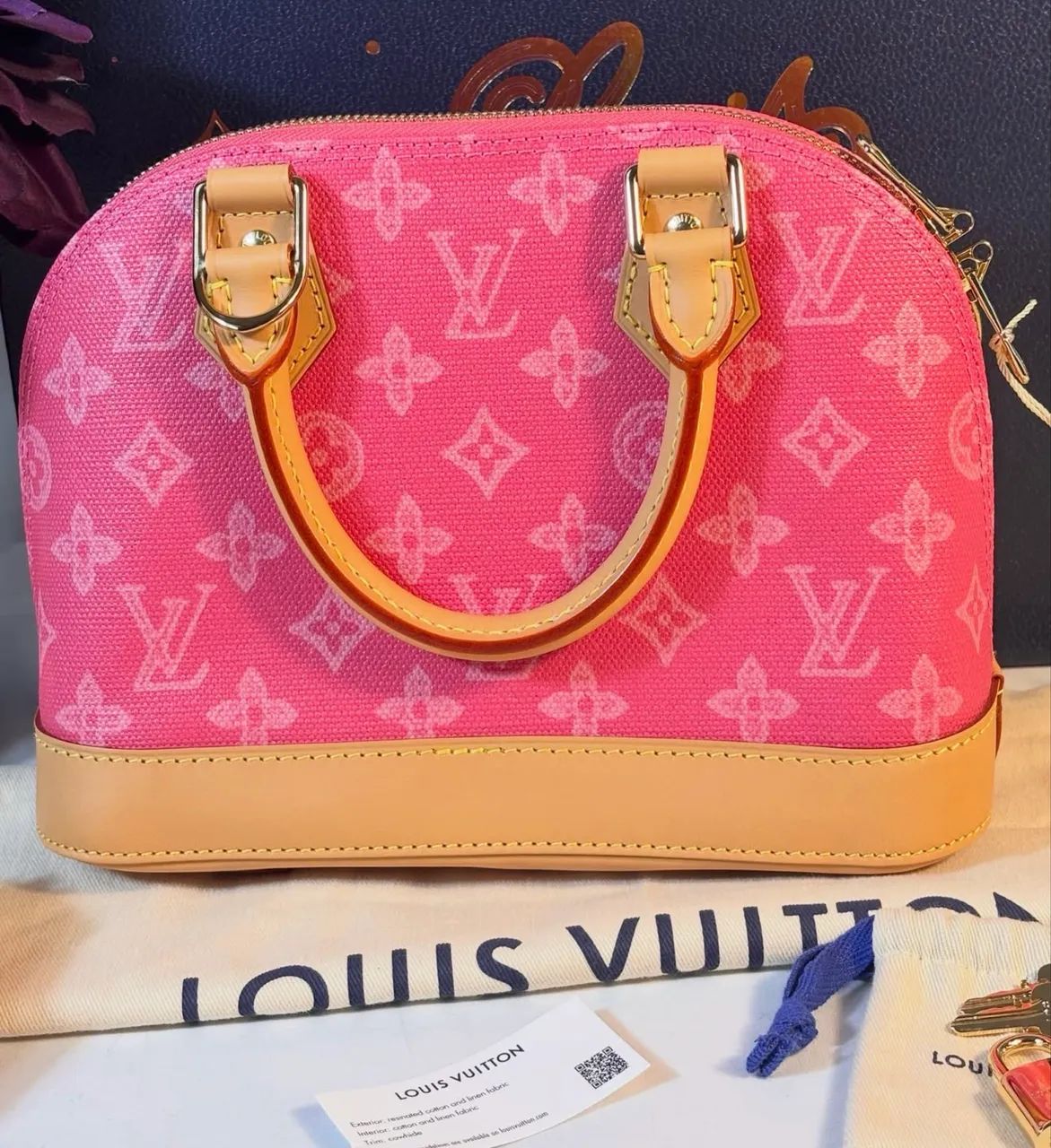 Bolsa Louis Vuitton alma bb - Rosa  - Foto 4
