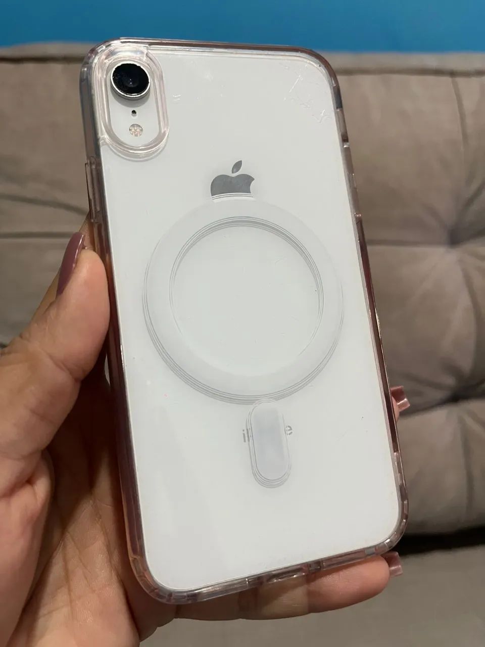 iPhone XR White com Face ID todo original aceito cartão