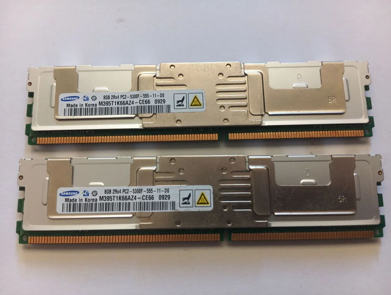 Kit 16gb 2x8gb ECC DDR2 PC5300F 667MHZ servidor ou Mac pro A1186