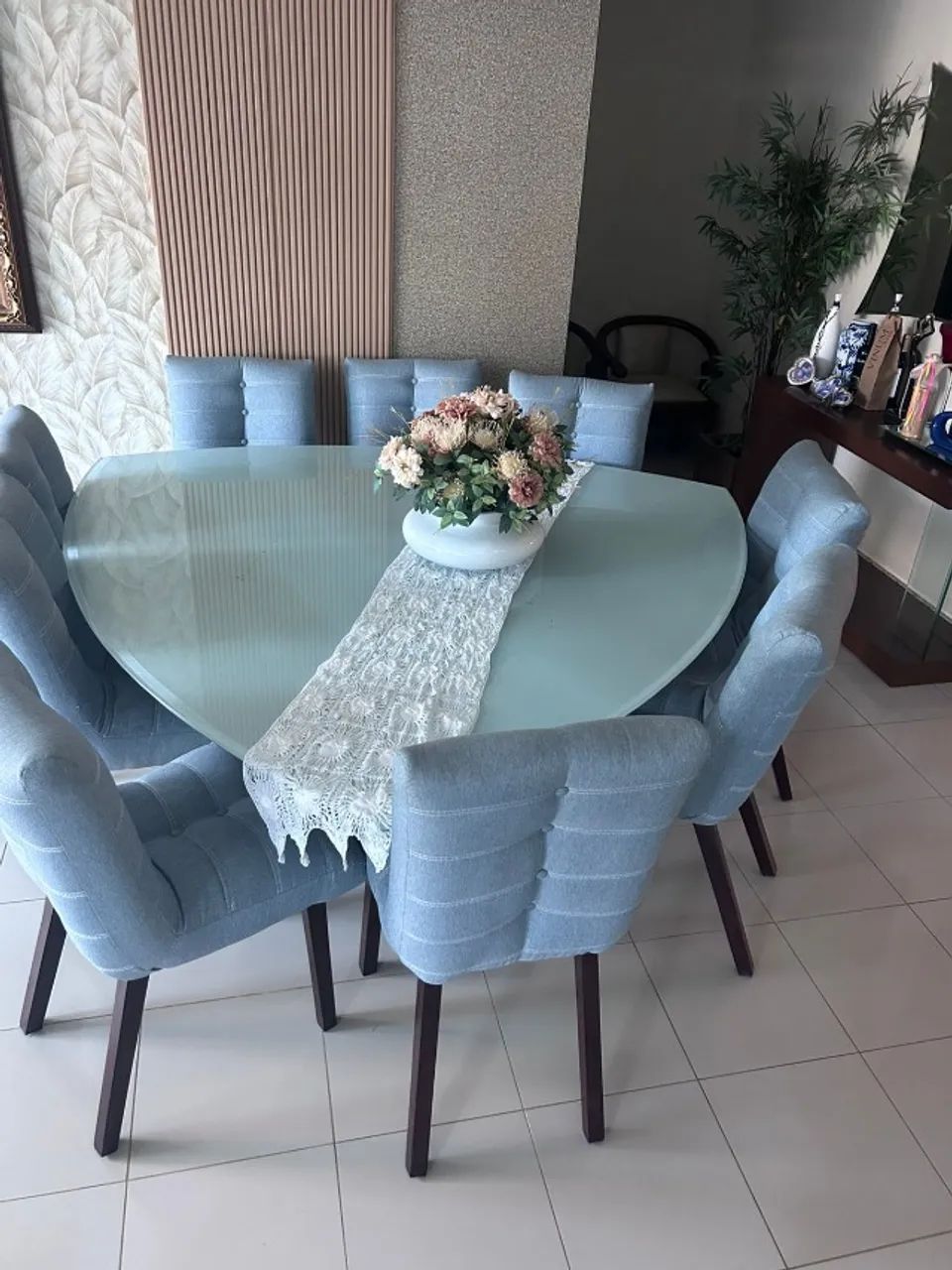 Mesa de jantar triangular  - Foto 3
