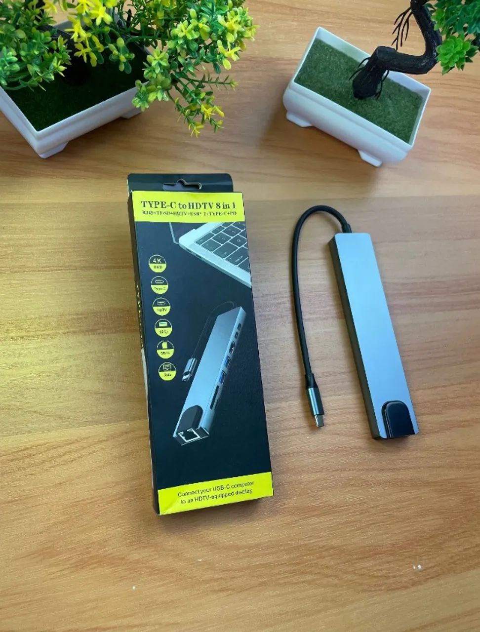 Adapatador 8 Portas - HDMI 4k e Interneth - Foto 3