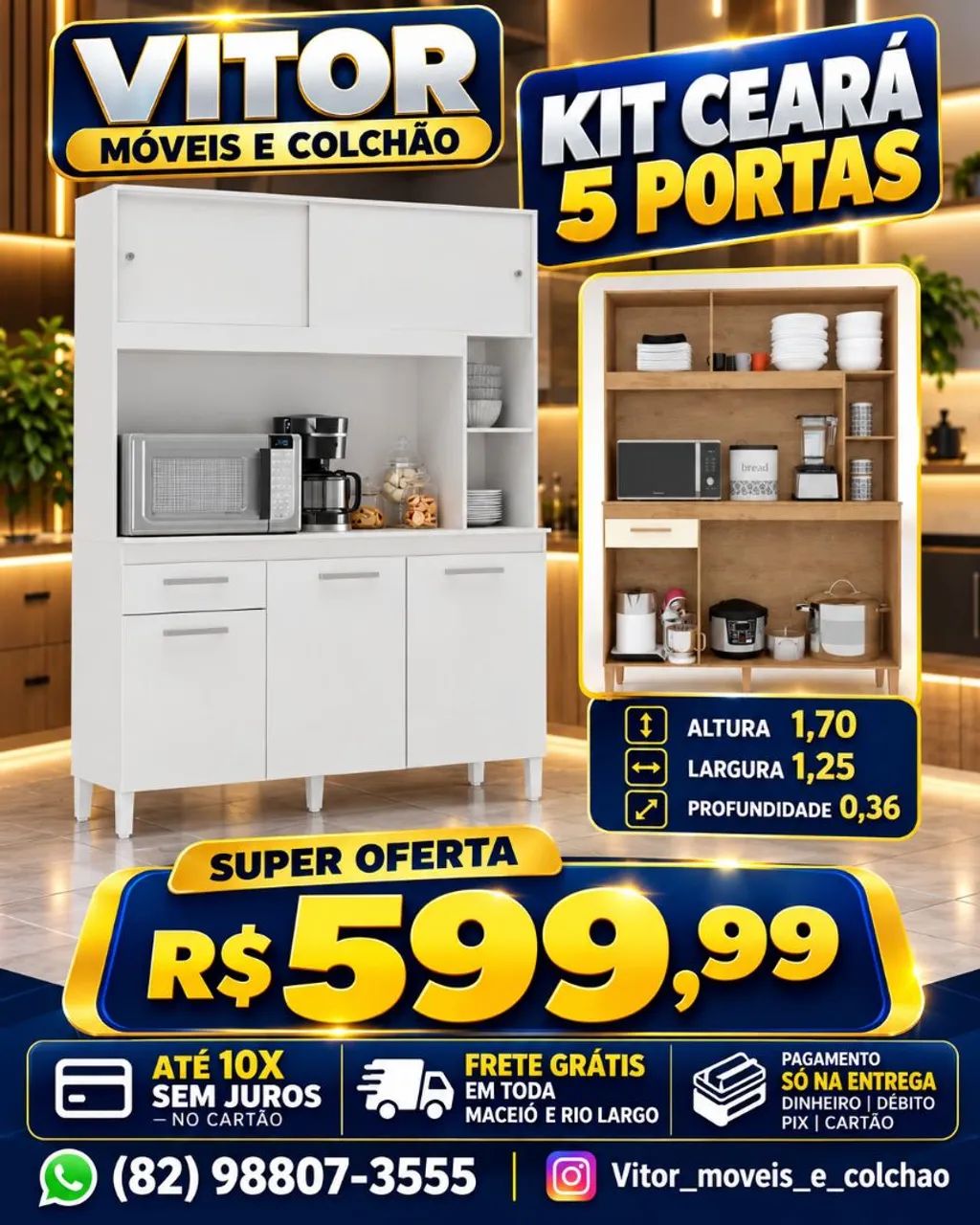 OFERTAS DE KIT CEARÁ 5 PORTAS  - Foto 2