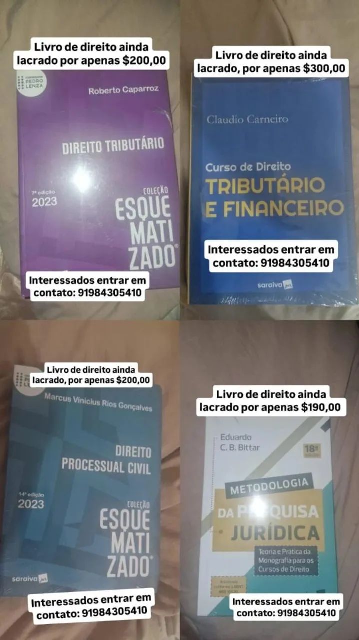 Livros de direito 