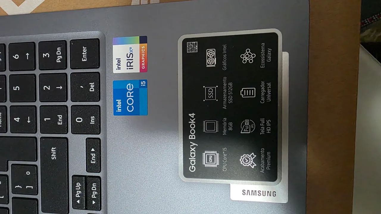 Notebook SAMSUNG GALAXY BOOK4 CORE i5 - Foto 5