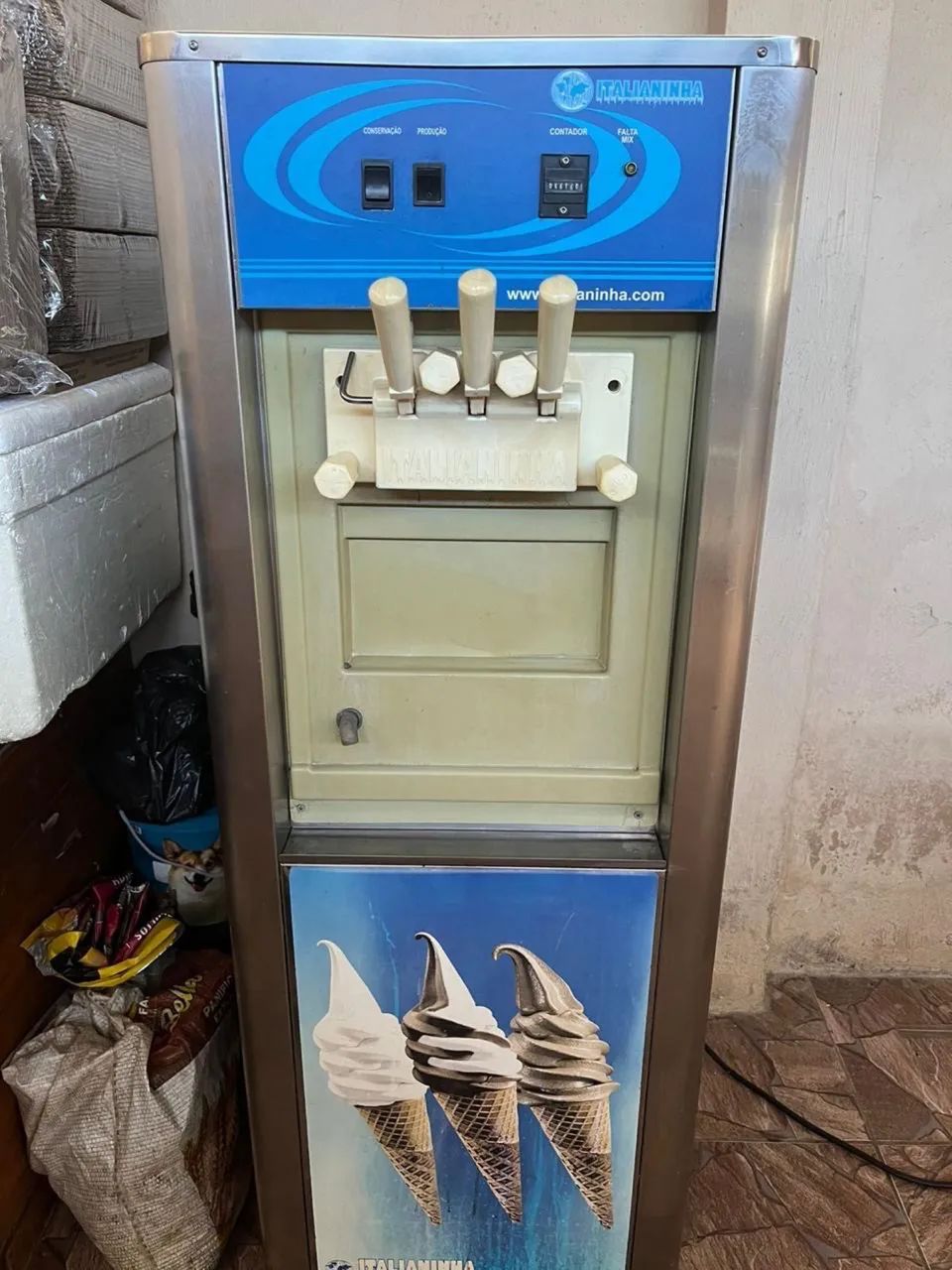 Máquina de sorvete italianinha P2 - Foto 3